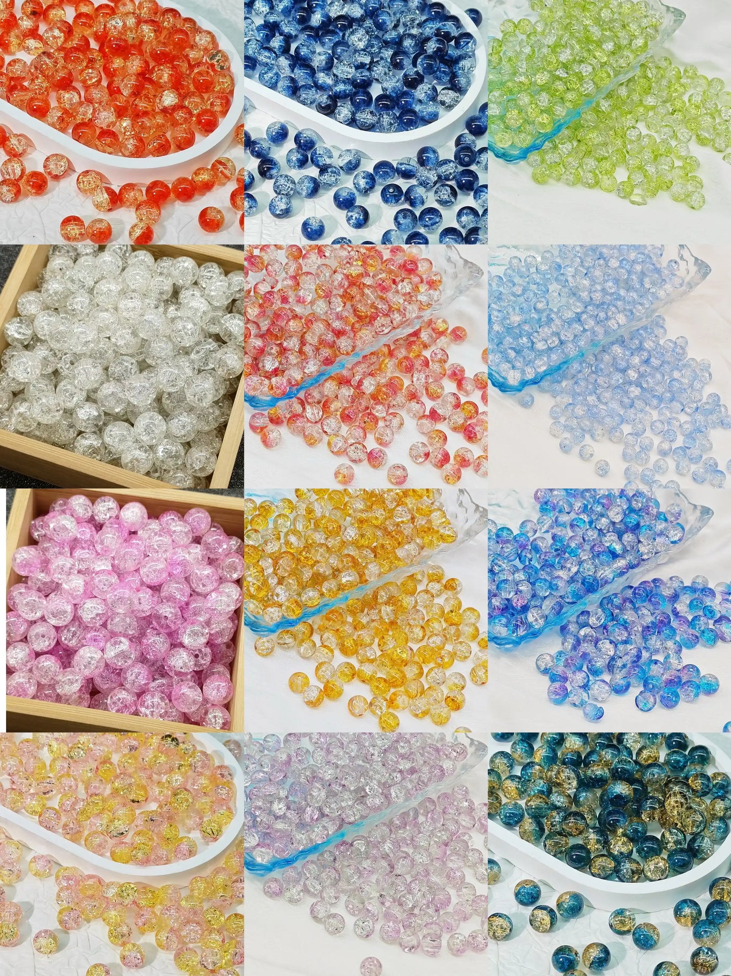 DIY Glass Beads Blind Bags for Bracelet - Open in live