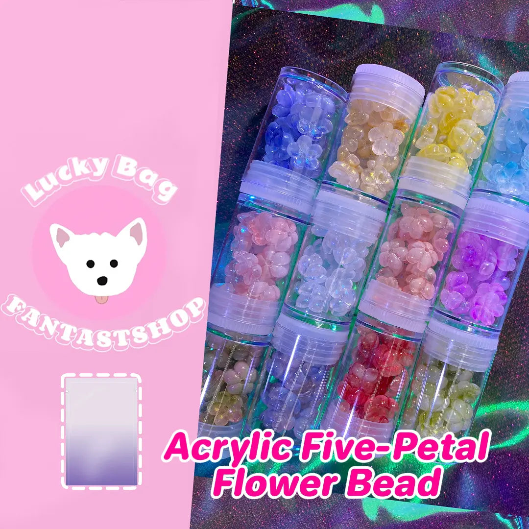 Five-Petal Flower Beads Blind Bag for bracelet - Open in live