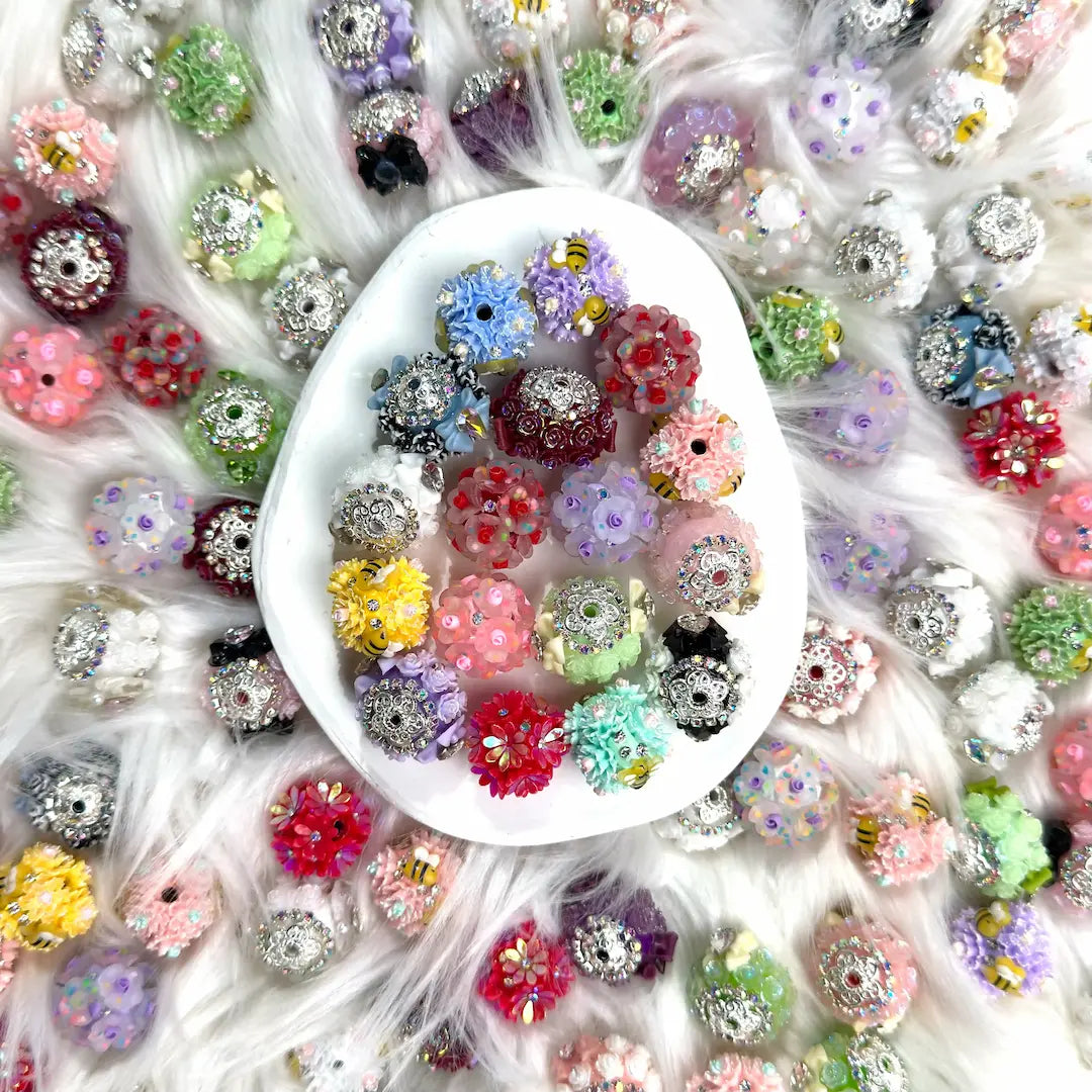 Flower Beads Blind Bag for Beadable Pen\Key chain - Open in live