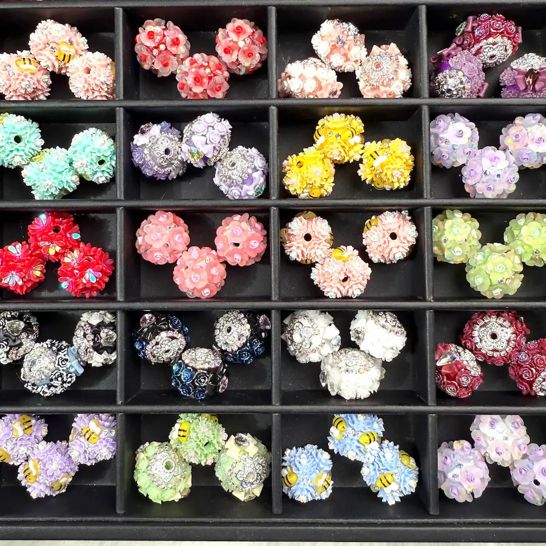 Flower Beads Blind Bag for Beadable Pen\Key chain - Open in live