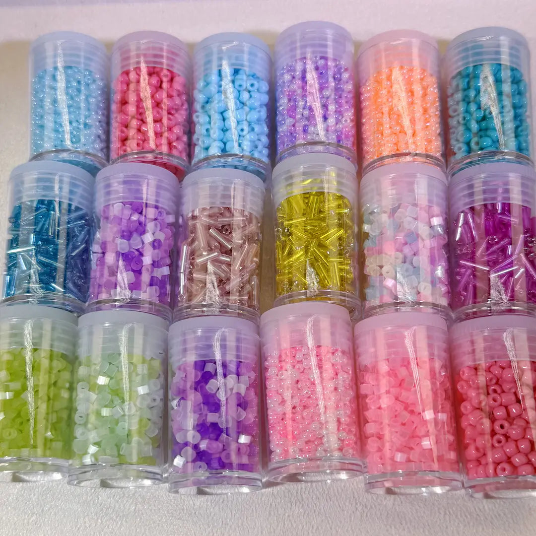 Seed Beads Blind Bag for bracelet/nail - Open in live