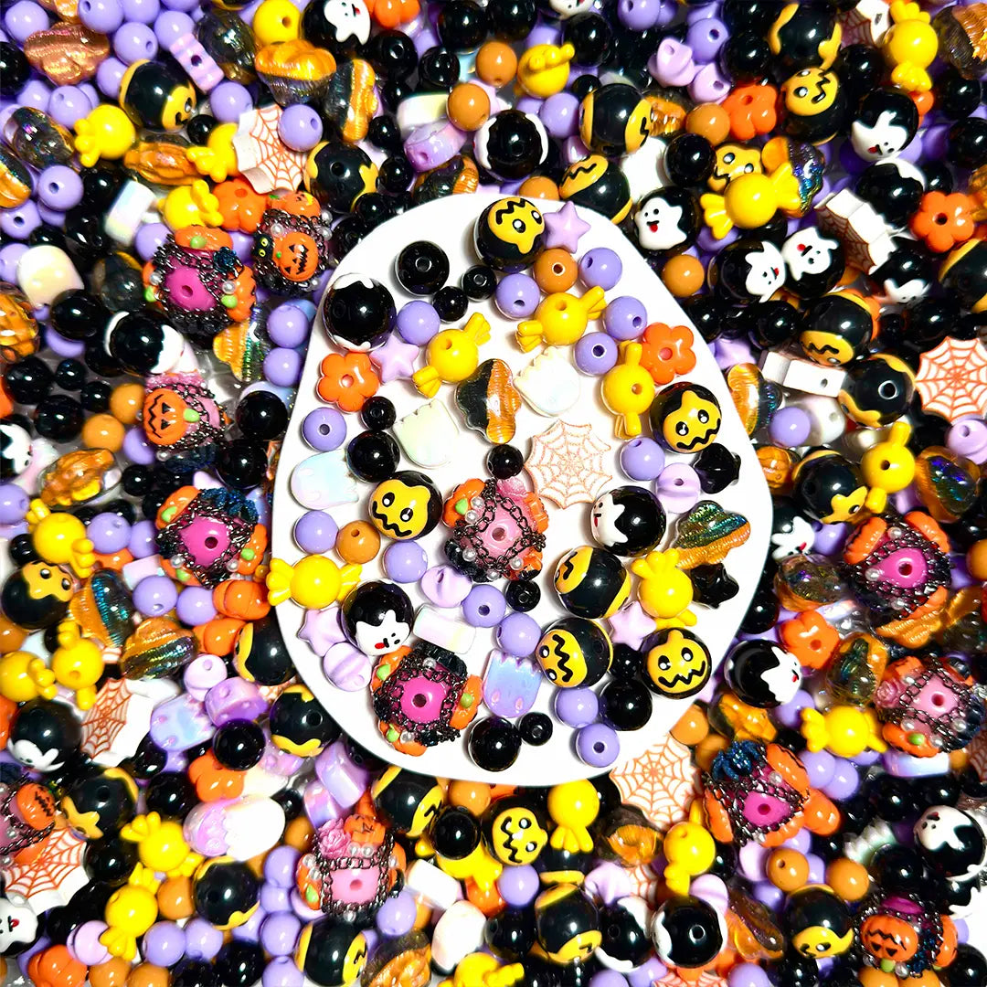 Pumpkin Spell Mix for Key/Phone Chain / Bacrelet - Open in live