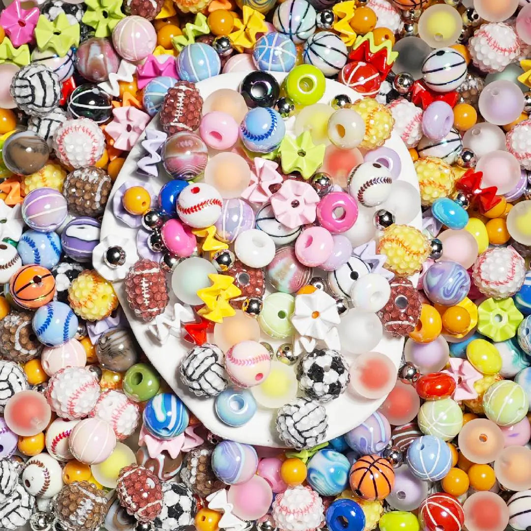 Vivid Ball Mix for Bracelet / Key/Phone Chain - Open in live