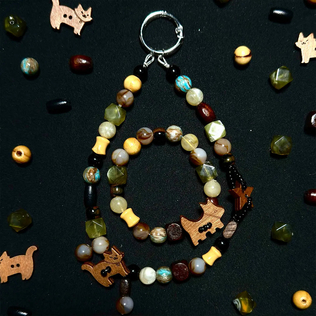 Wooden Critter Mix for Bracelet / Key/Phone Chain - Open in live