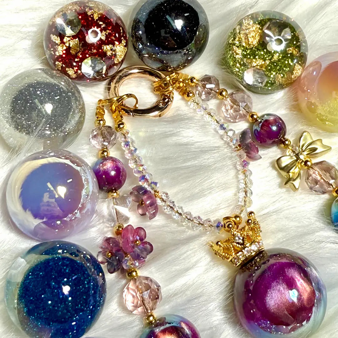 Sparkle Beads Blind Bag for Keychain - Open in live