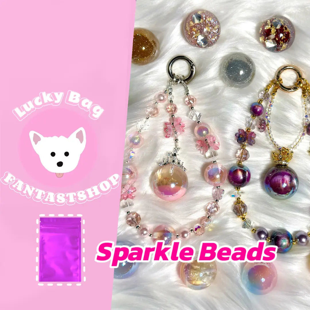 Sparkle Beads Blind Bag for Keychain - Open in live