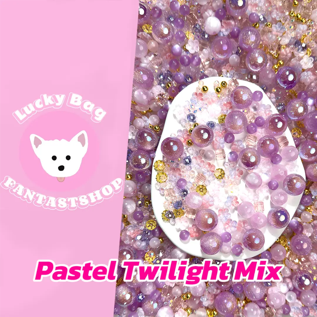 Pastel Twilight Mix for Bracelet/ Key Chain - Open in live