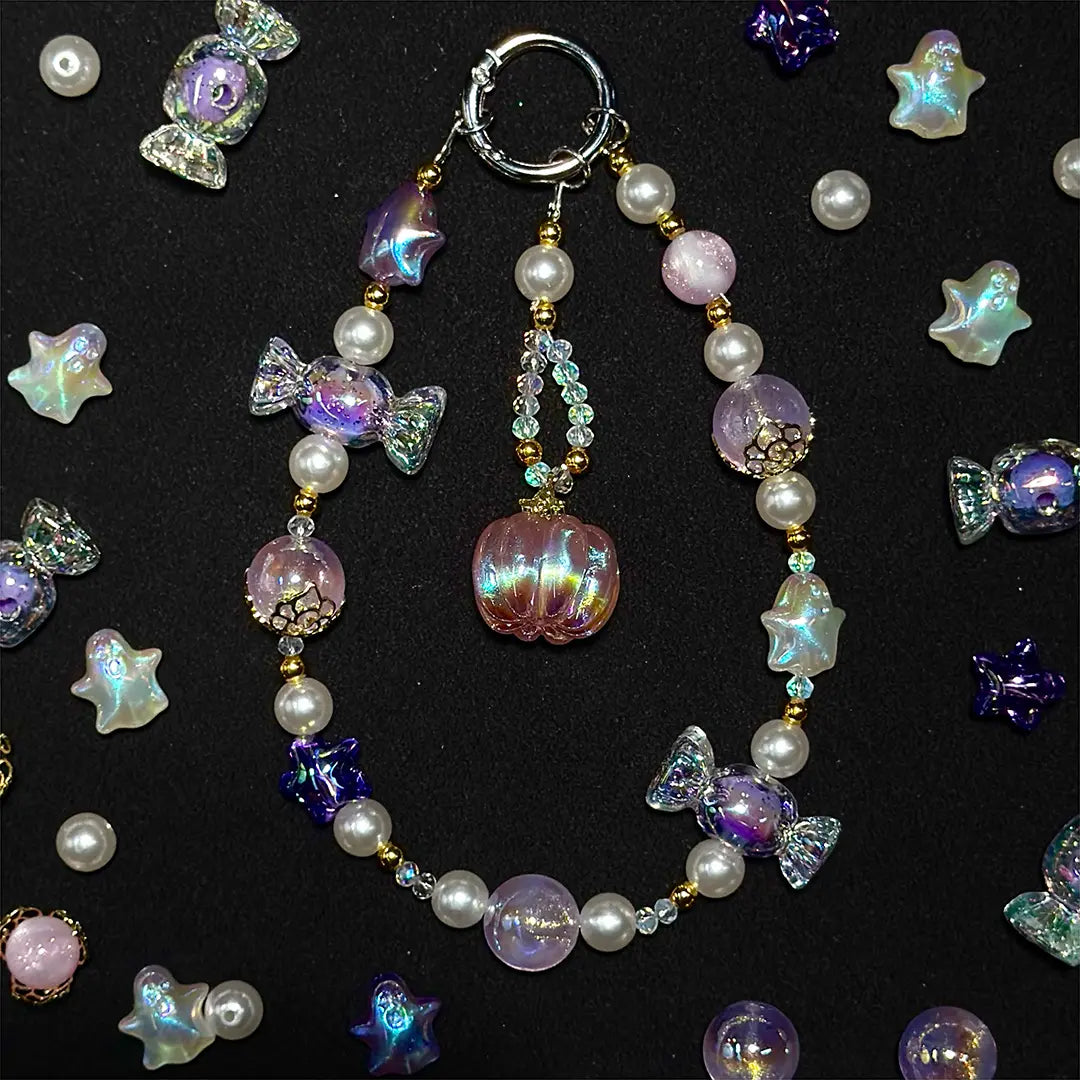 Enchanted Pumpkin Mix for / Key /Phone Chain/Bracelet - Open in live