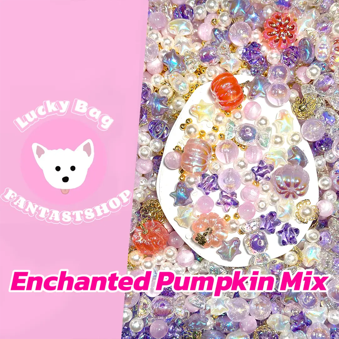 Enchanted Pumpkin Mix for / Key /Phone Chain/Bracelet - Open in live