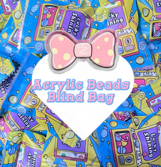 【🔥NEW 🔥】DIY Acrylic Beads Blind Bags for Beadable Pen/ Key Chain - Open in live