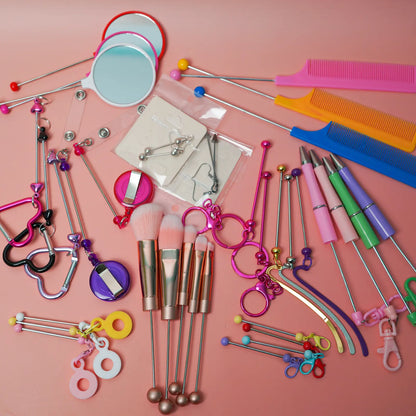【🔥COLOR MATCHING🔥】Beadable Tools (Brush/Mirror/Earrings/Clasp)