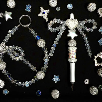 Crystal Silver Mix for Bracelet/ Key Chain - Open in live