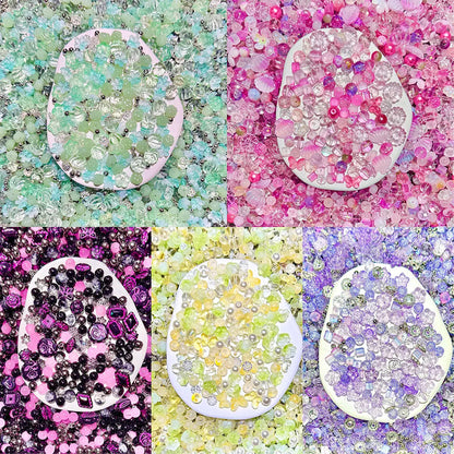 Glass-Colored Gachapon for Keychain/Bracelet/Necklace- Open in live