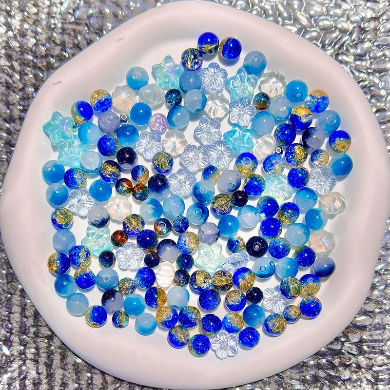 Glass-Colored Gachapon for Keychain/Bracelet/Necklace- Open in live