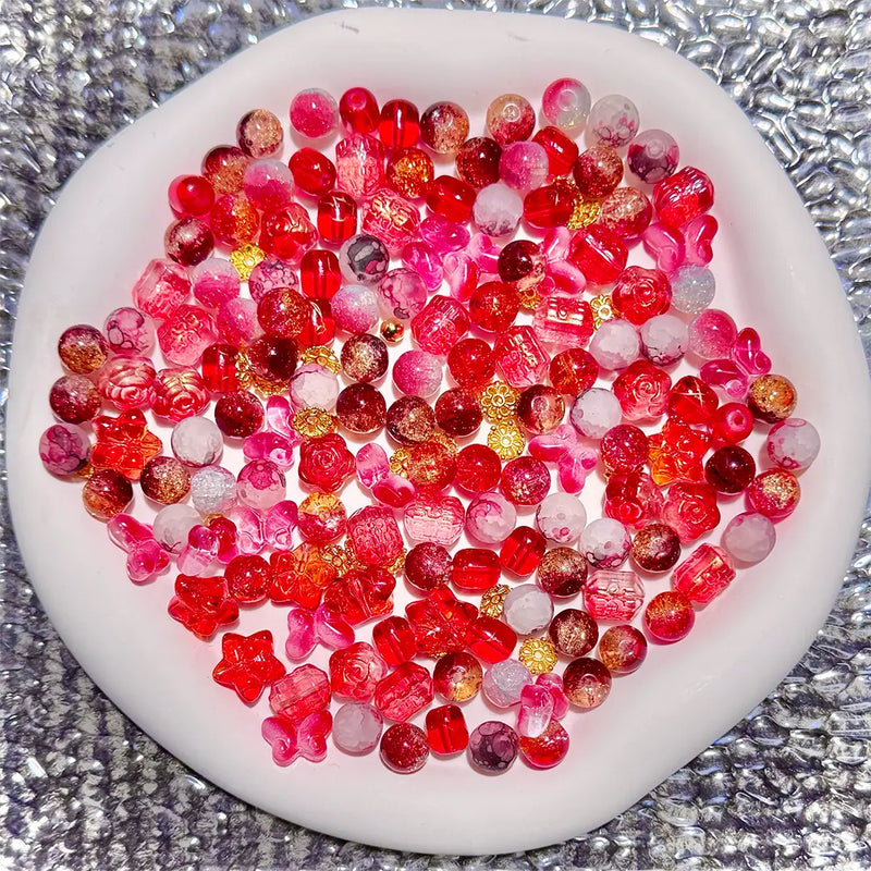 Glass-Colored Gachapon for Keychain/Bracelet/Necklace- Open in live