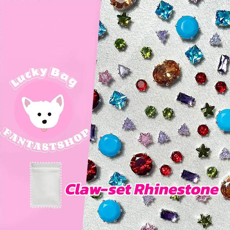 Claw-set Rhinestone Beads PLUS Blind Bag for Dora\Bracelet - Open in live