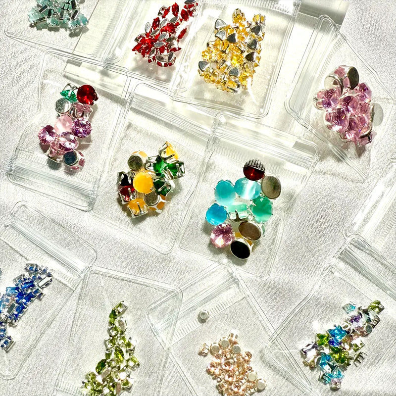 Claw-set Rhinestone Beads PLUS Blind Bag for Dora\Bracelet - Open in live