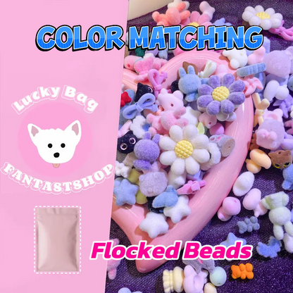Flocked Beads Blind Bags for Beadable Pen/ Key Chain - Open in live