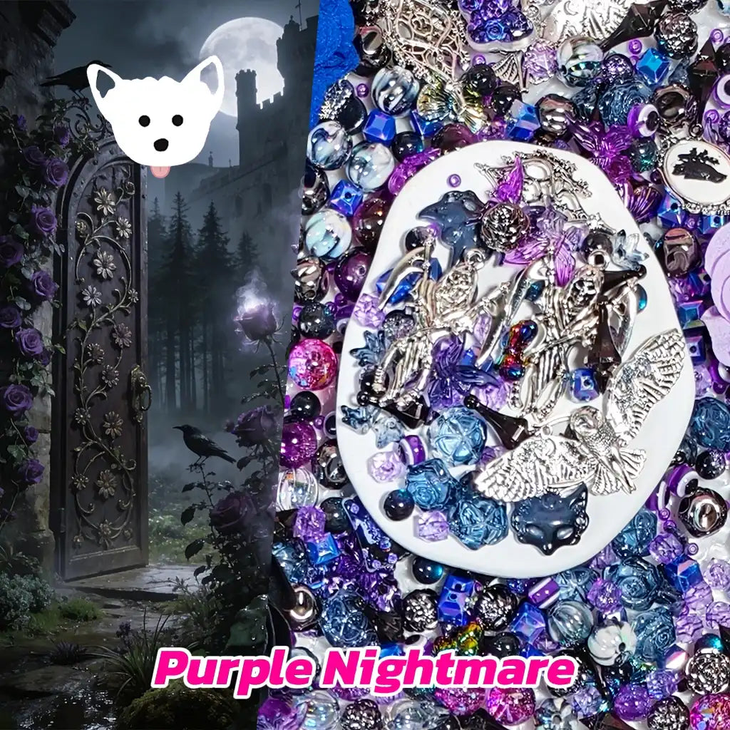 [New] Purple Nightmare for Bracelet/Hanging/Pen - Open in live
