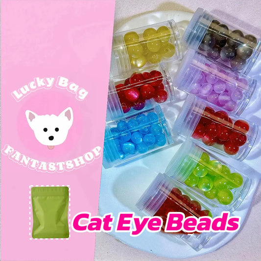 Cat Eye Beads Blind Bag for Bracelet- Open in live