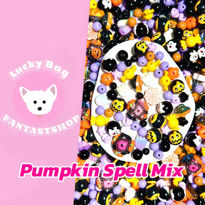 Pumpkin Spell Mix for Key/Phone Chain / Bacrelet - Open in live